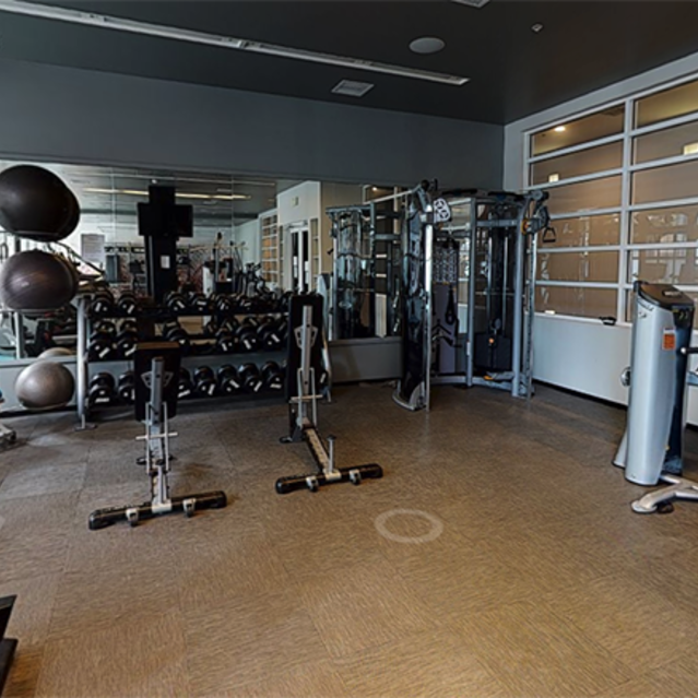Domain Oakland Apartments - virtual tour of fitness center